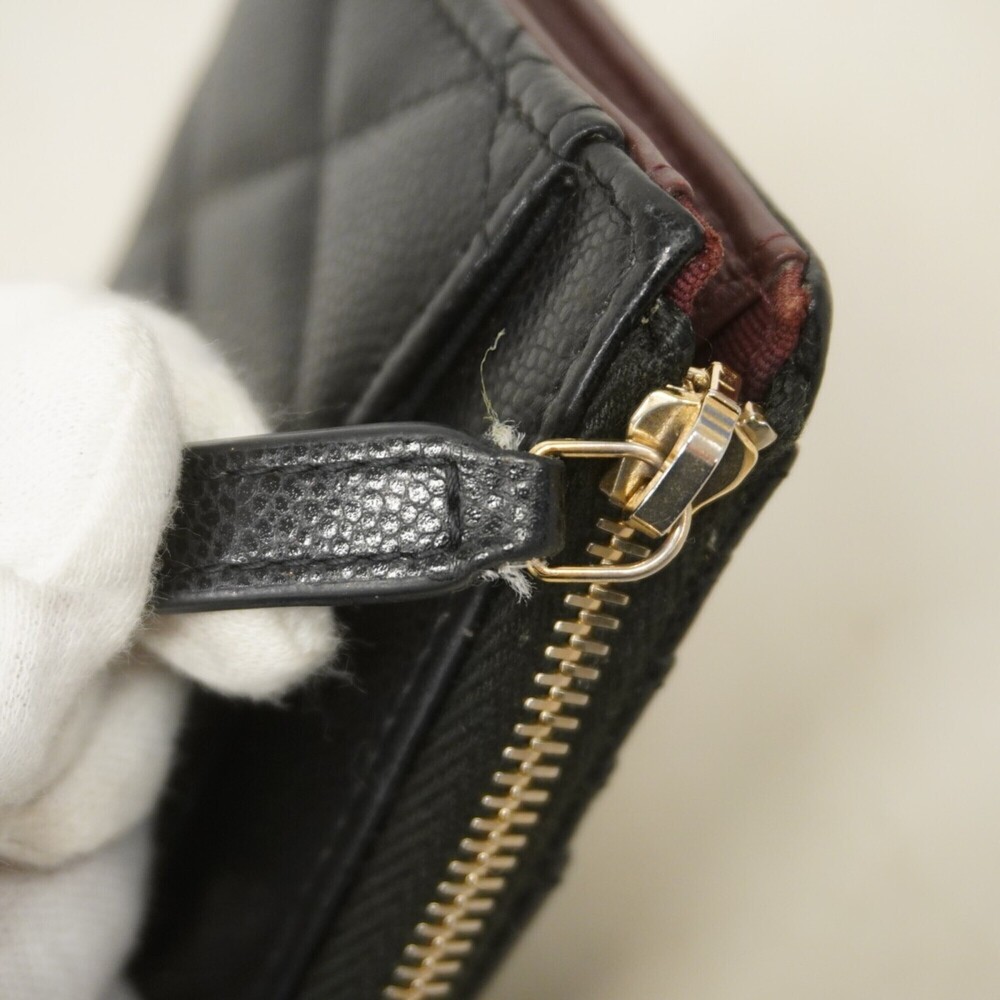 CHANEL Black Caviar Leather Wallet - Picture 6 of 8